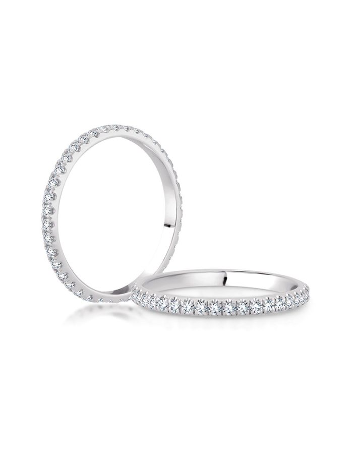 Round Diamond  Eternity Band