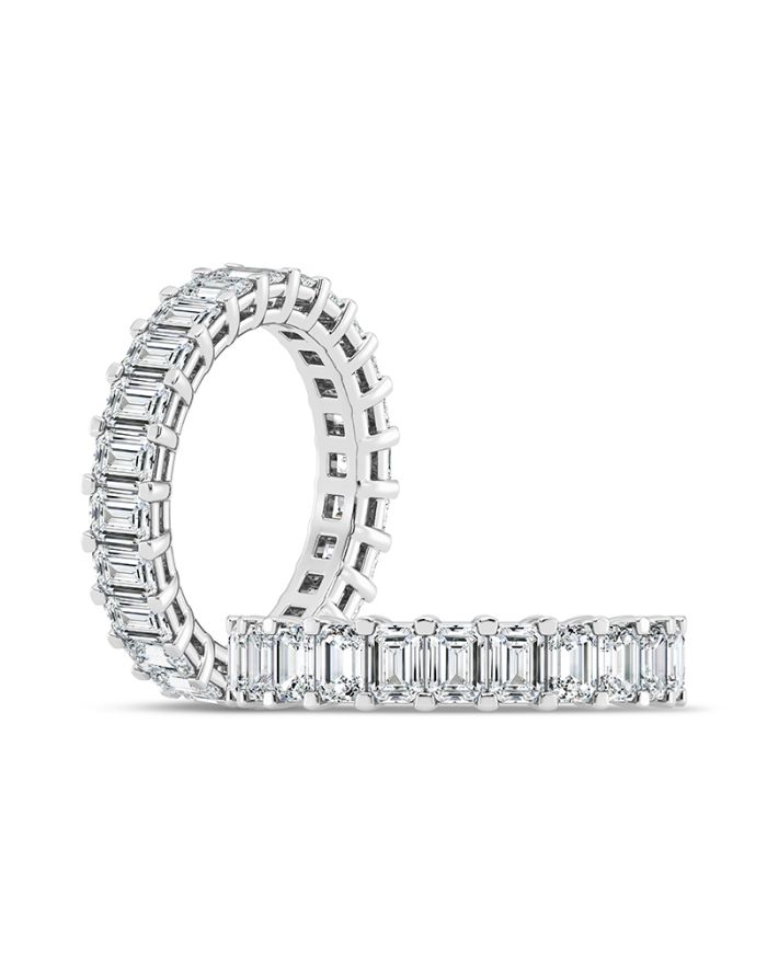 Emerald Diamond Eternity Band