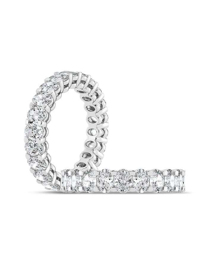Oval Diamond Eternity Band