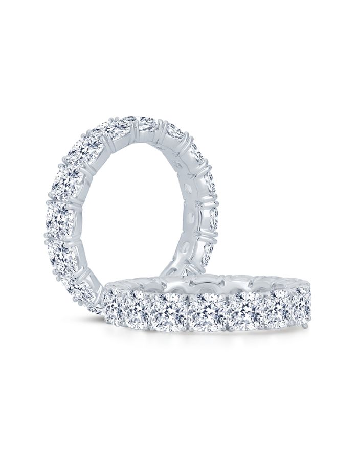 Cushion Diamond Eternity Band