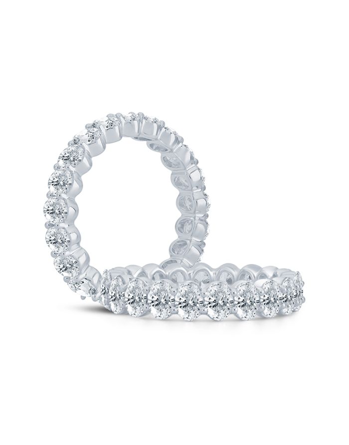 Oval Diamond Eternity Band