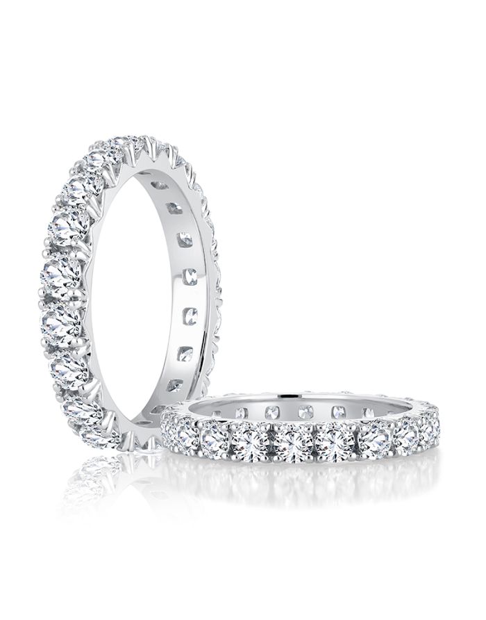 Round Diamond Eternity Band