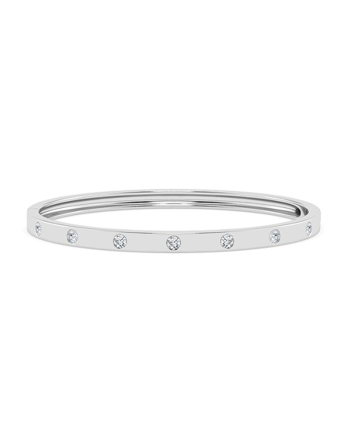 Round Diamond Bangle