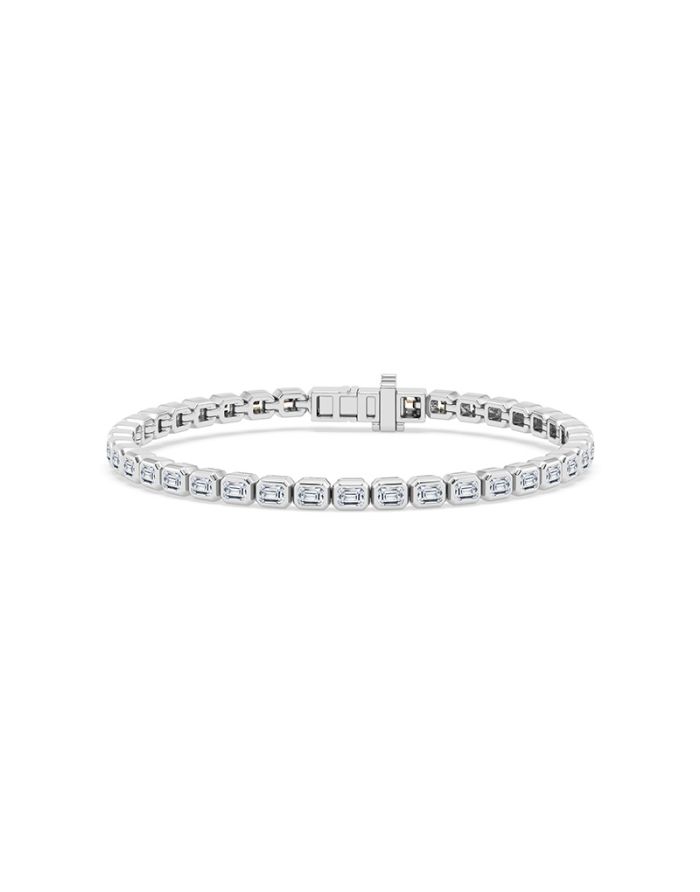Emerald Diamond Tennis Bracelet