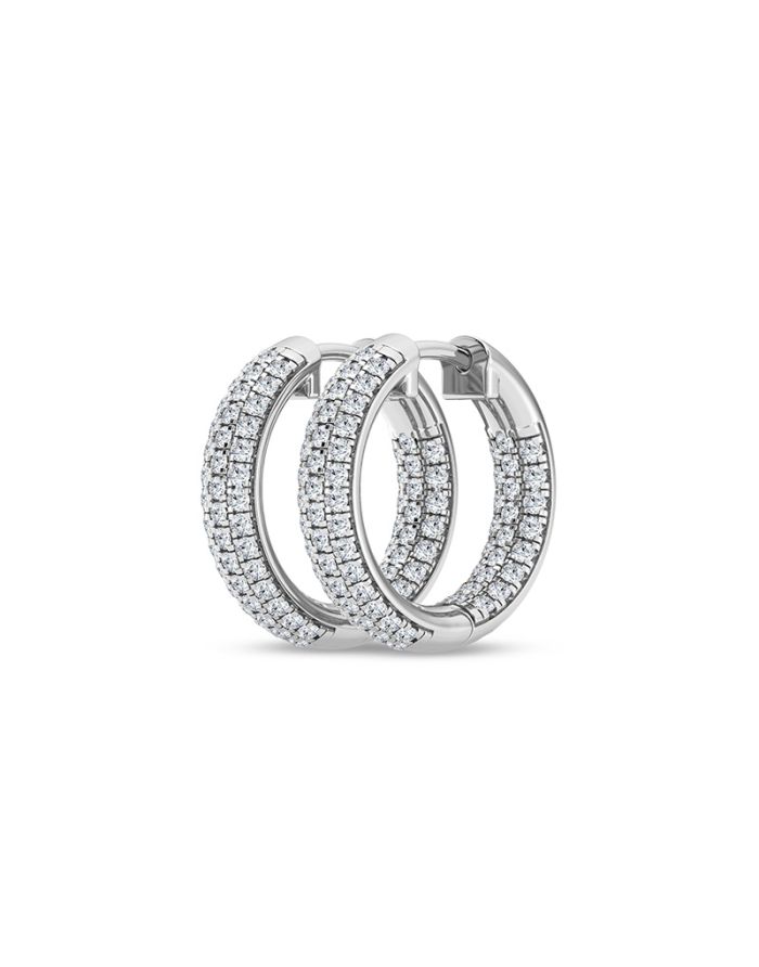 Multi Row Diamond Hoops