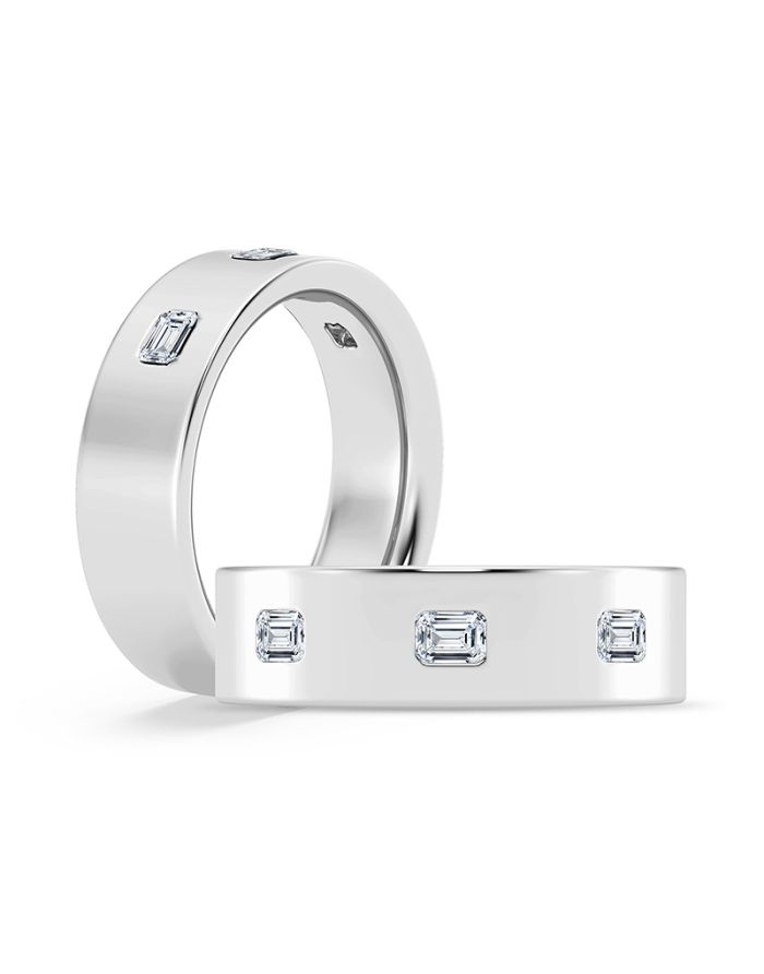 Emerald Diamond Men's Band