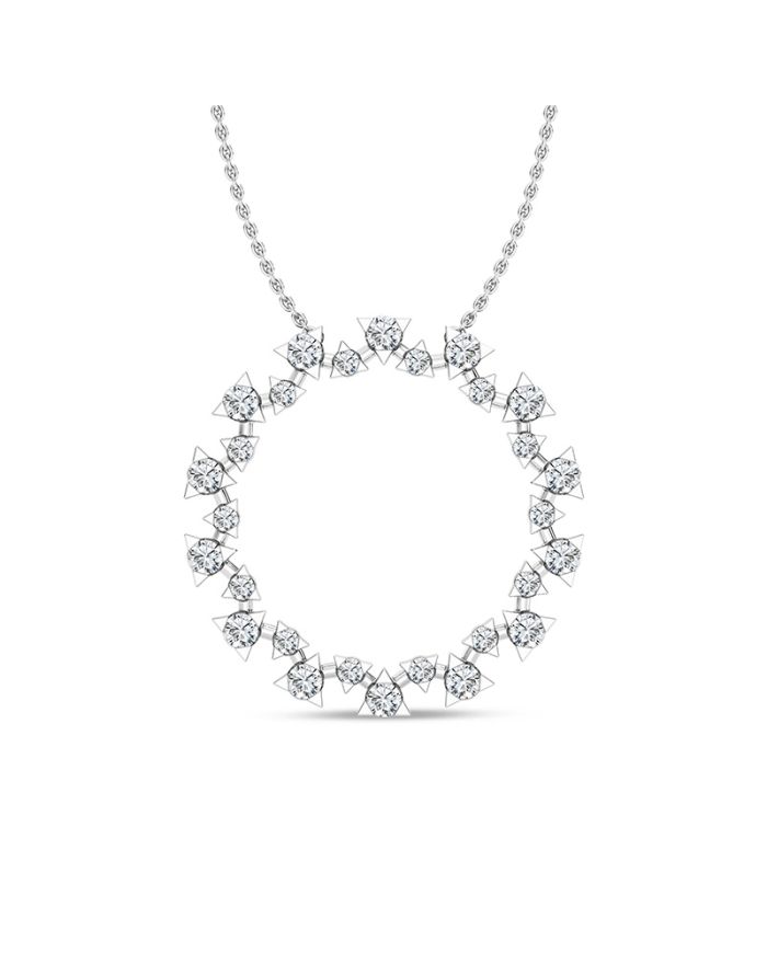 Floating Diamond Pendant