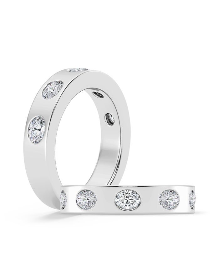 Oval Diamond Band