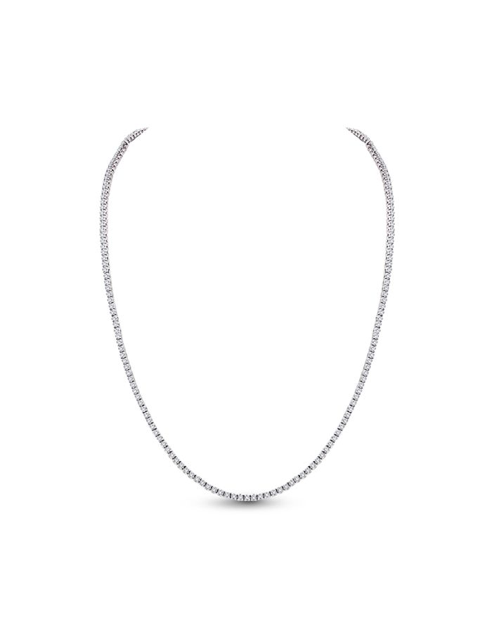 4 Prong Diamond Tennis Necklace
