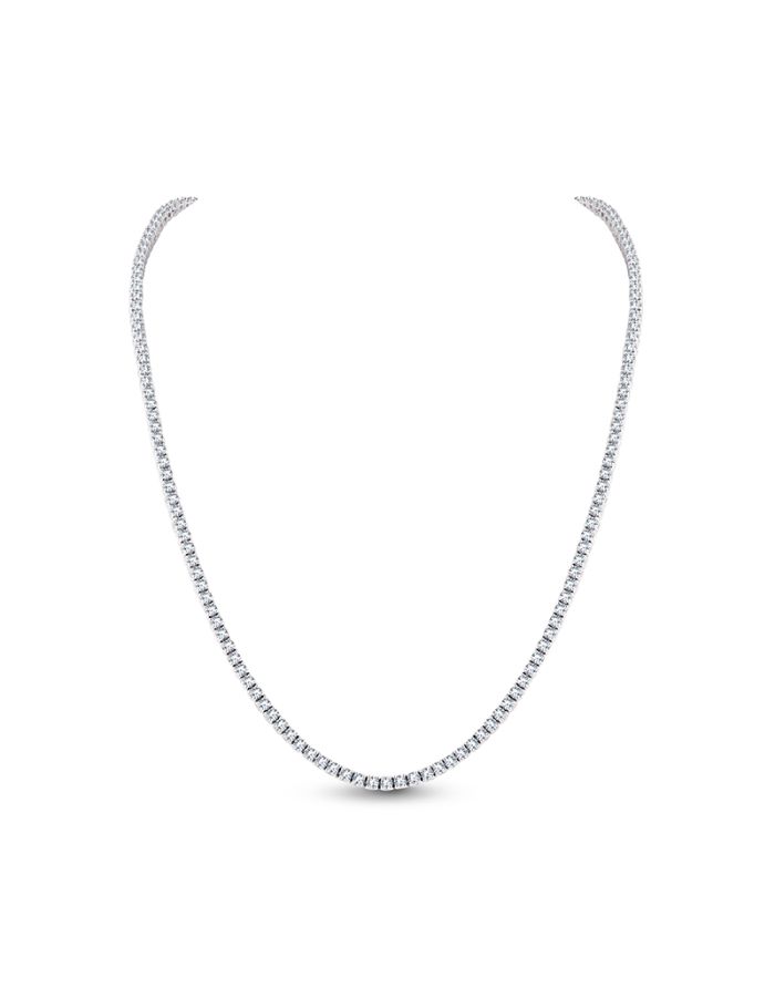 4 Prong Diamond Tennis Necklace