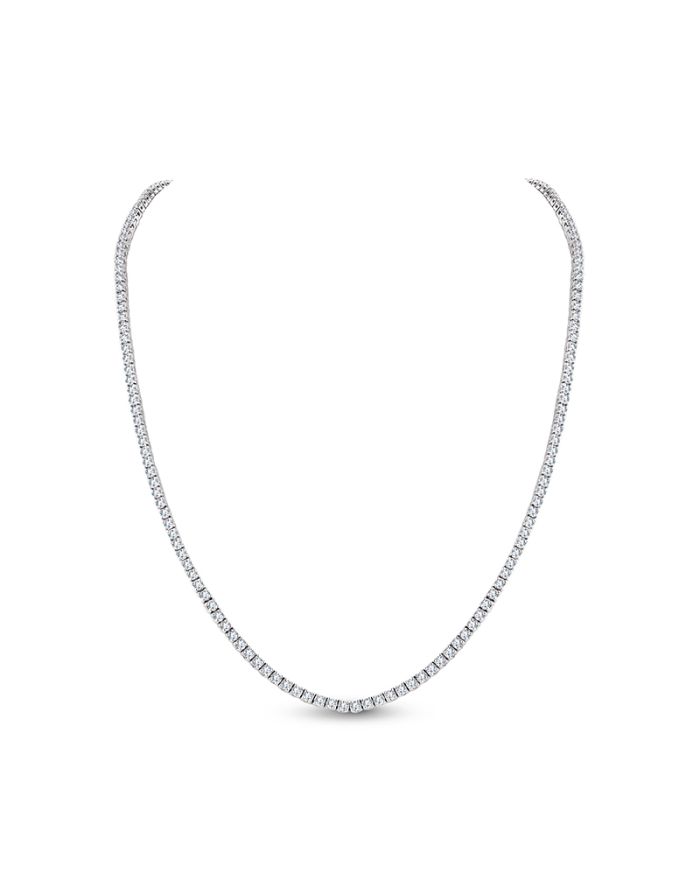 4 Prong Diamond Tennis Necklace