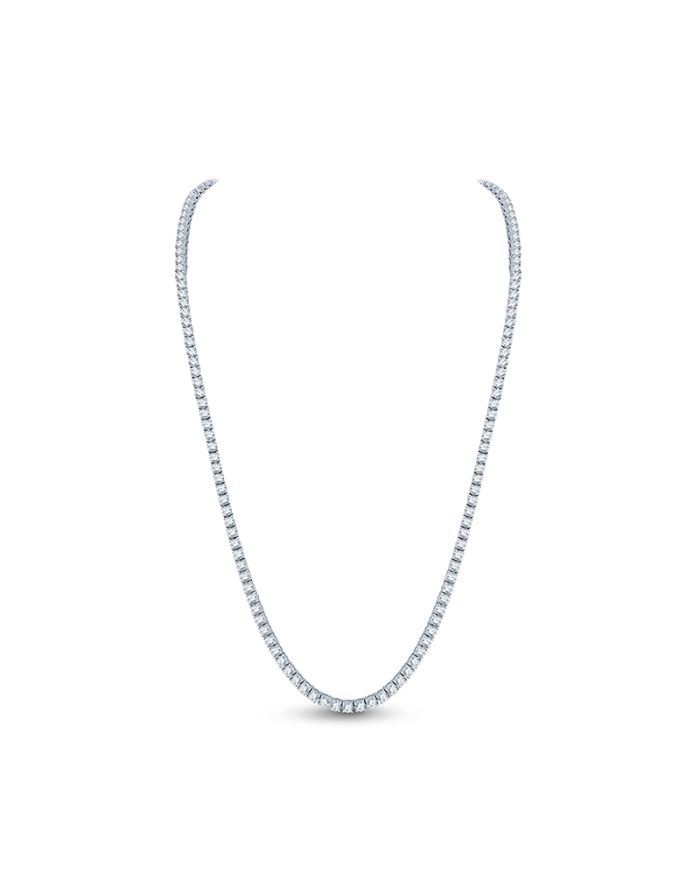 4 Prong Diamond Tennis Necklace