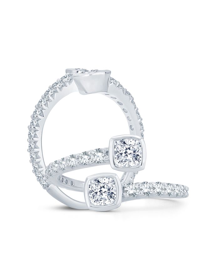 Classic Diamond Semi Mount Engagement Ring