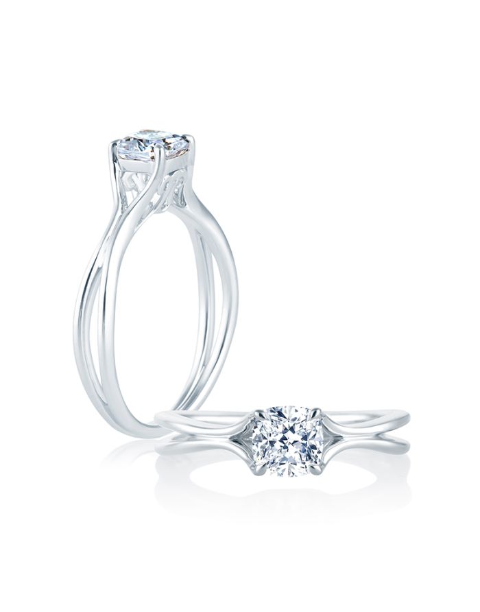 Solitaire Diamond Semi Mount Engagement Ring