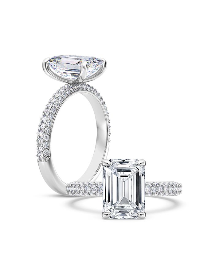 Classic Diamond Semi Mount Engagement Ring