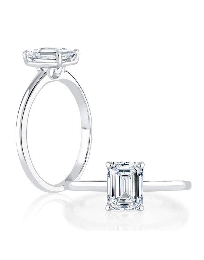 Classic Diamond Semi Mount Engagement Ring