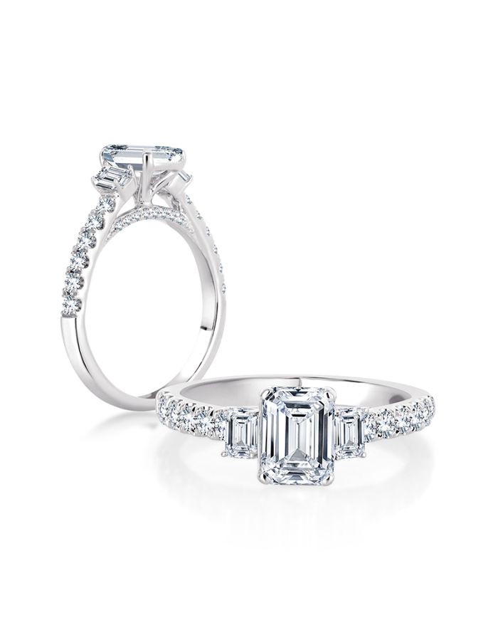 Classic Diamond Semi Mount Engagement Ring