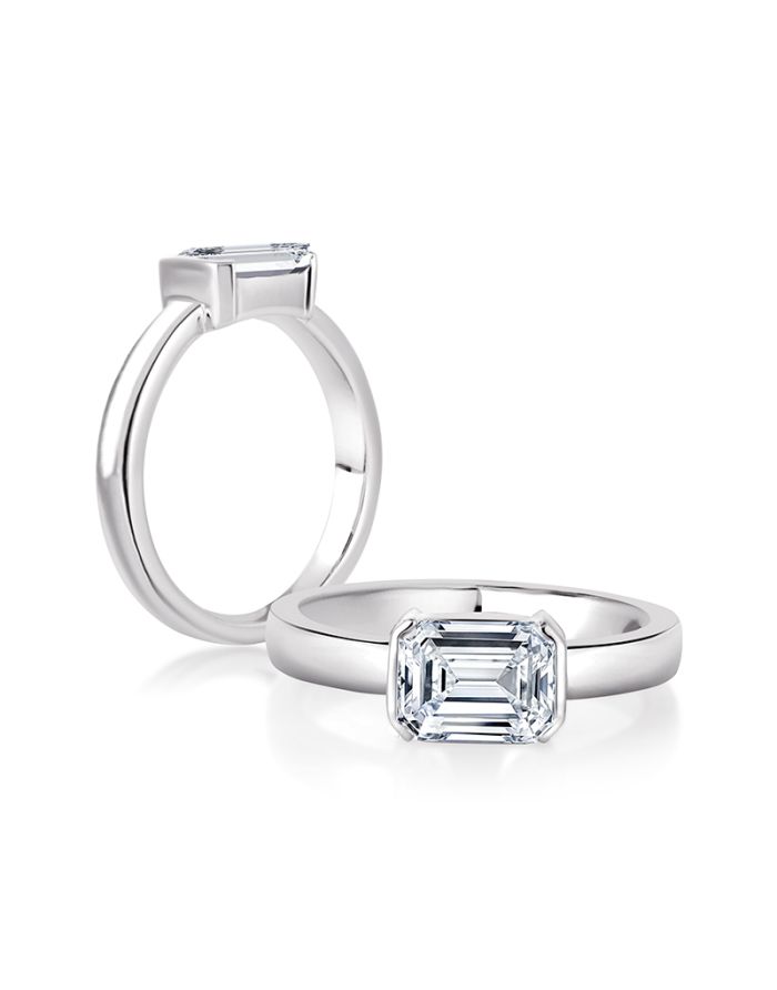 Classic Diamond Semi Mount Engagement Ring