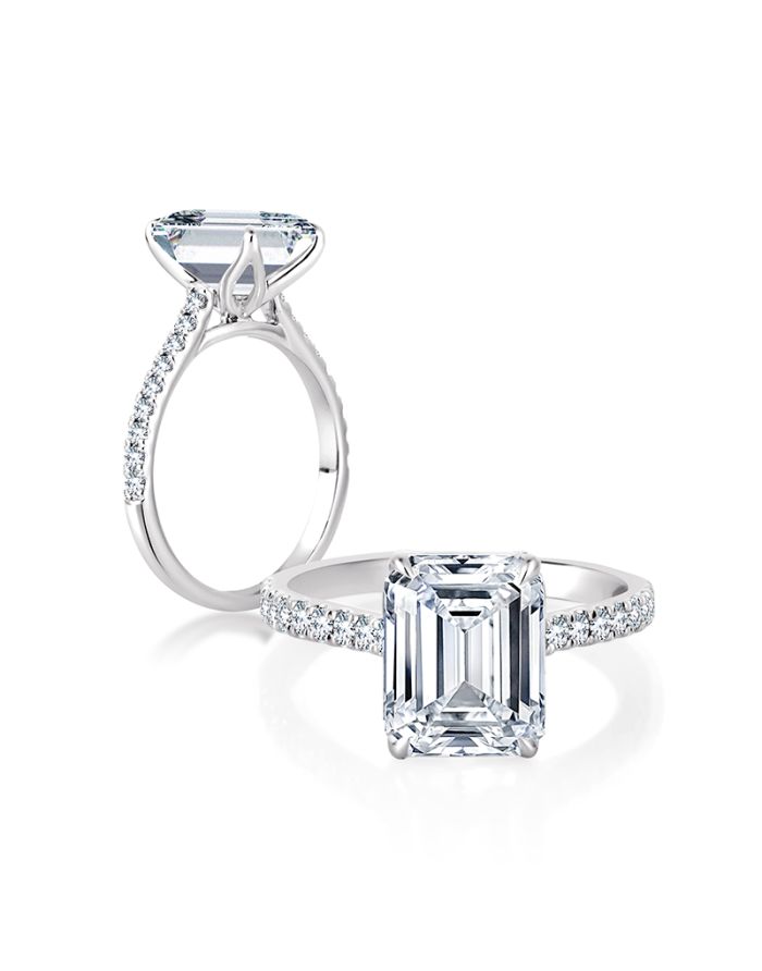 Classic Diamond Semi Mount Engagement Ring