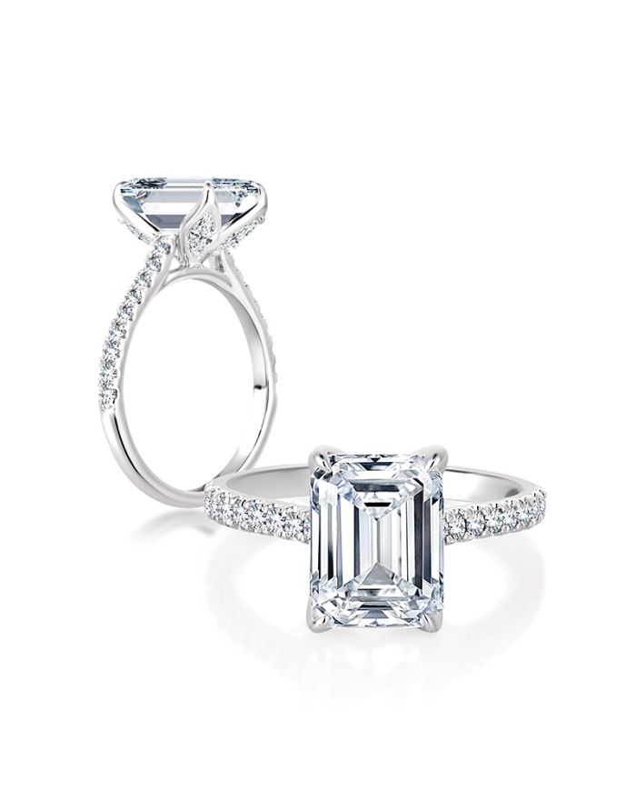 Classic Diamond Semi Mount Engagement Ring
