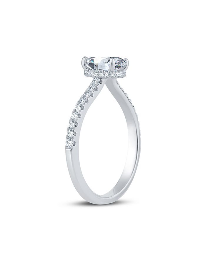 Classic Diamond Semi Mount Engagement Ring