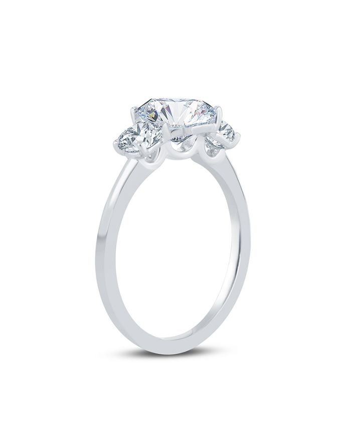 Classic Diamond Semi Mount Engagement Ring