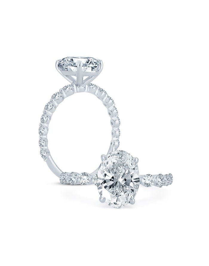 Classic Diamond Semi Mount Engagement Ring