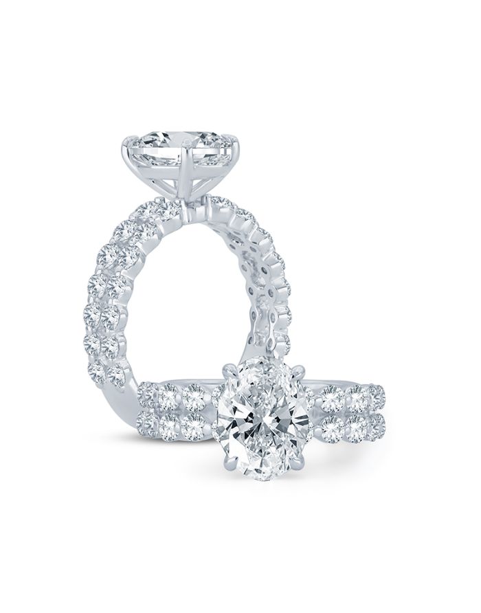 Classic Diamond Semi Mount Engagement Ring