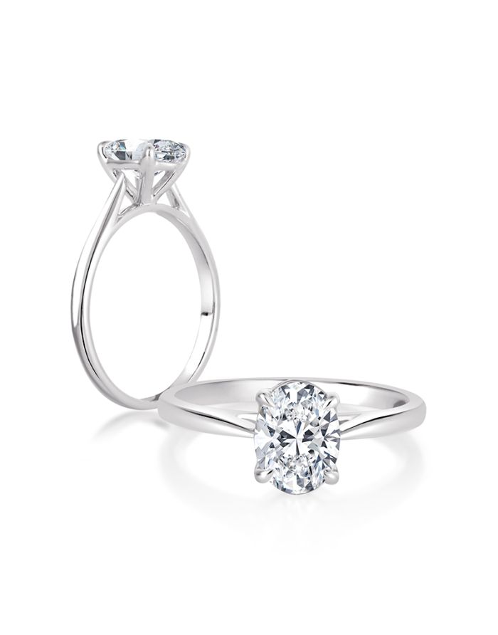 Classic Diamond Semi Mount Engagement Ring