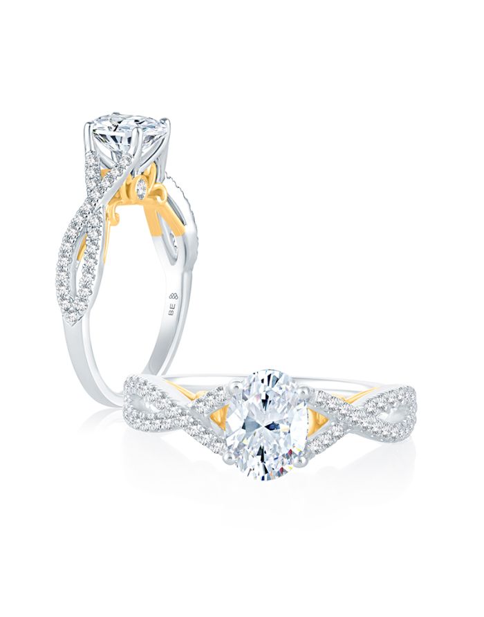 Classic Diamond Semi Mount Engagement Ring