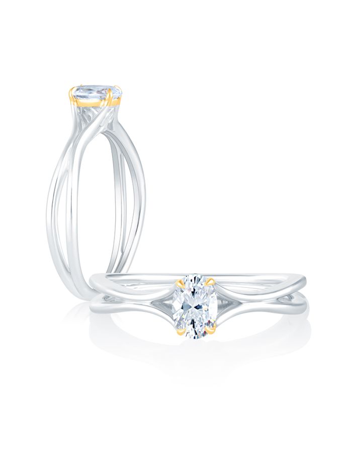 Solitaire Diamond Semi Mount Engagement Ring