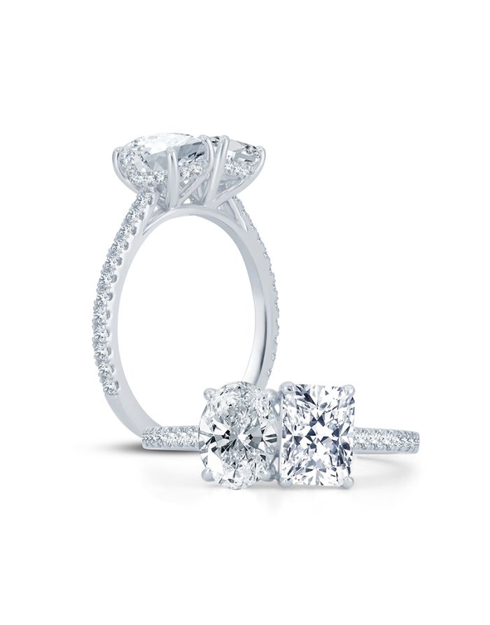 Classic Diamond Semi Mount Engagement Ring