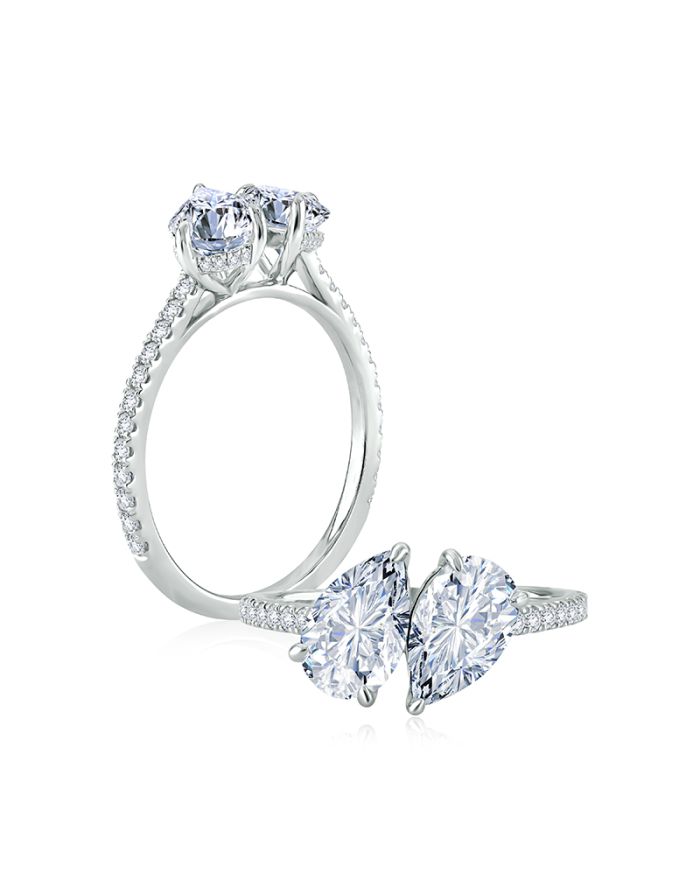 Classic Diamond Semi Mount Engagement Ring
