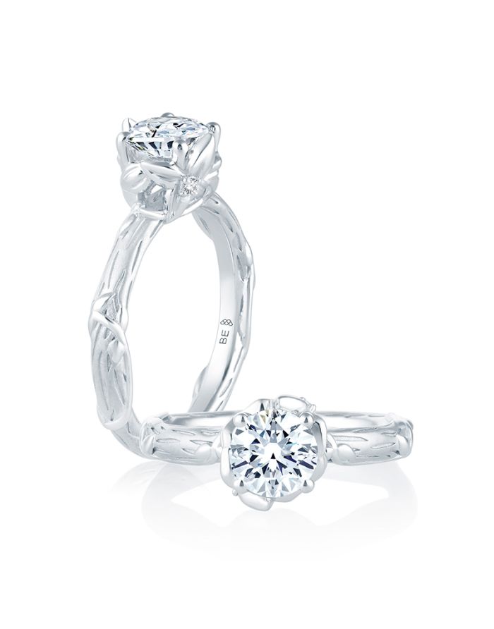 Classic Diamond Semi Mount Engagement Ring