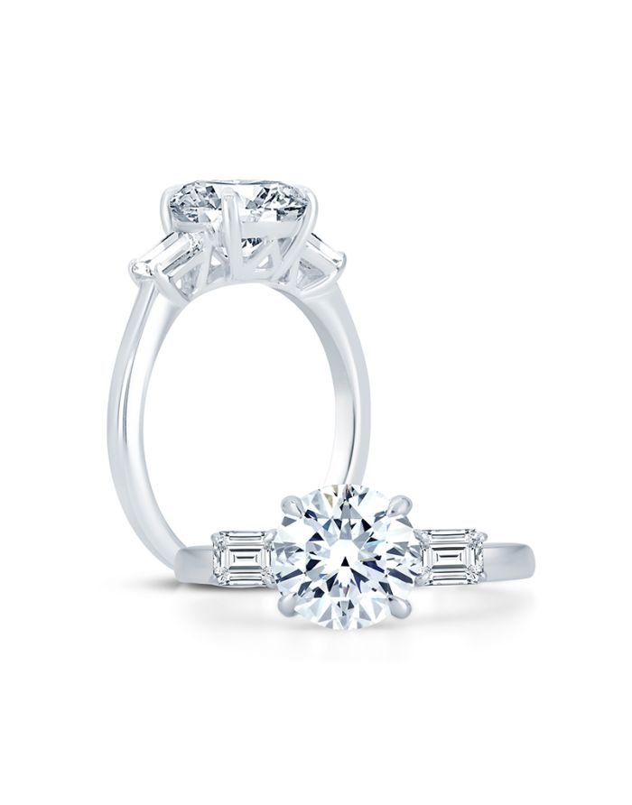 Classic Diamond Semi Mount Engagement Ring
