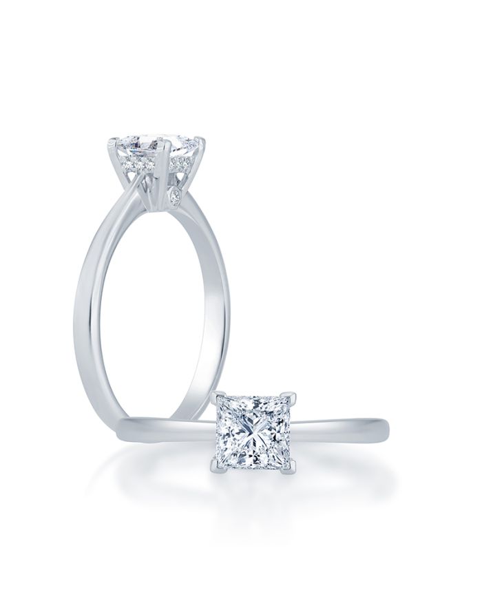 Classic Diamond Semi Mount Engagement Ring