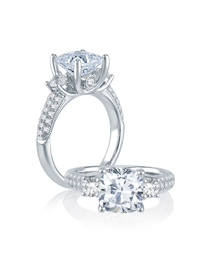 Royale Diamond Semi Mount Engagement Ring