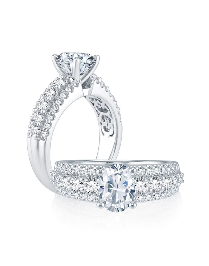 Royale Diamond Semi Mount Engagement Ring