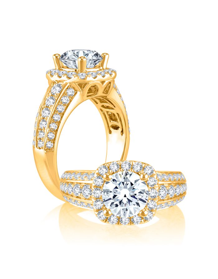 Royale Diamond Semi Mount Engagement Ring