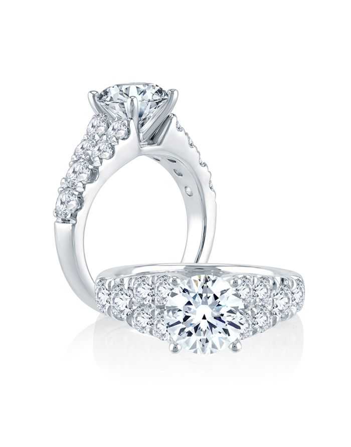 Royale Diamond Semi Mount Engagement Ring