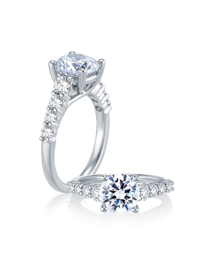Royale Diamond Semi Mount Engagement Ring