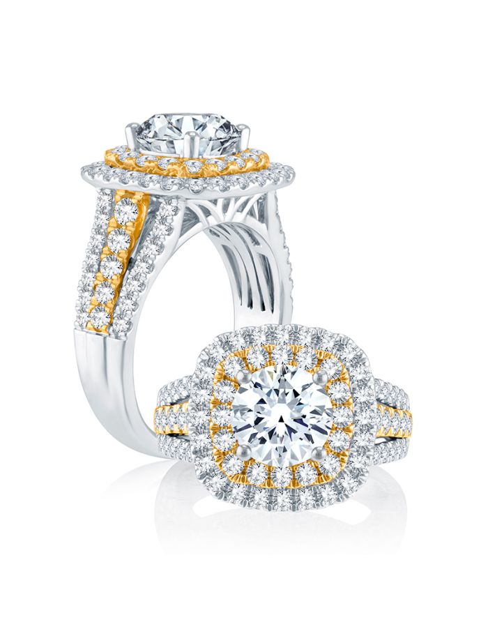 Royale Diamond Semi Mount Engagement Ring