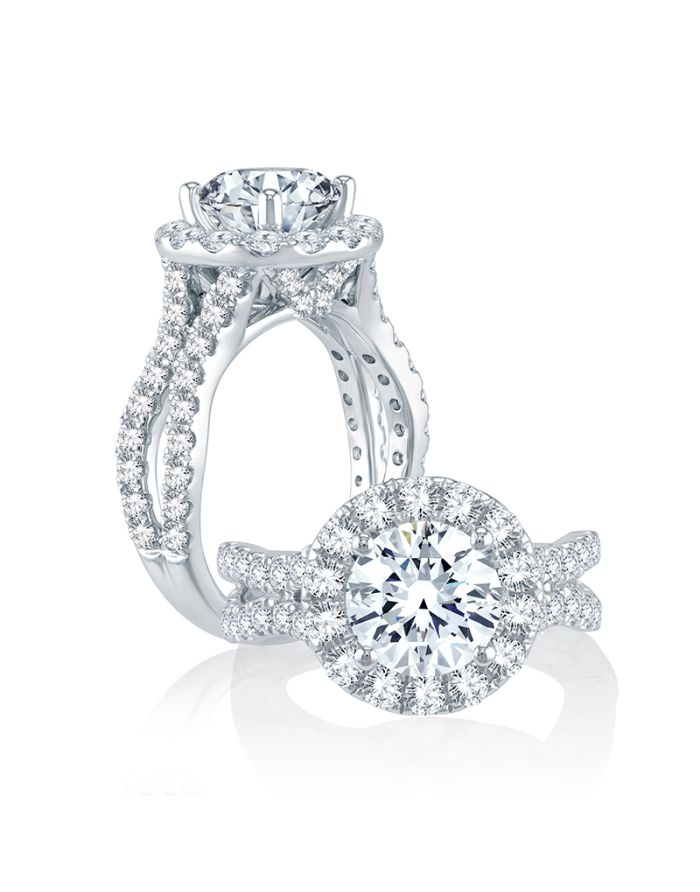 Royale Diamond Semi Mount Engagement Ring