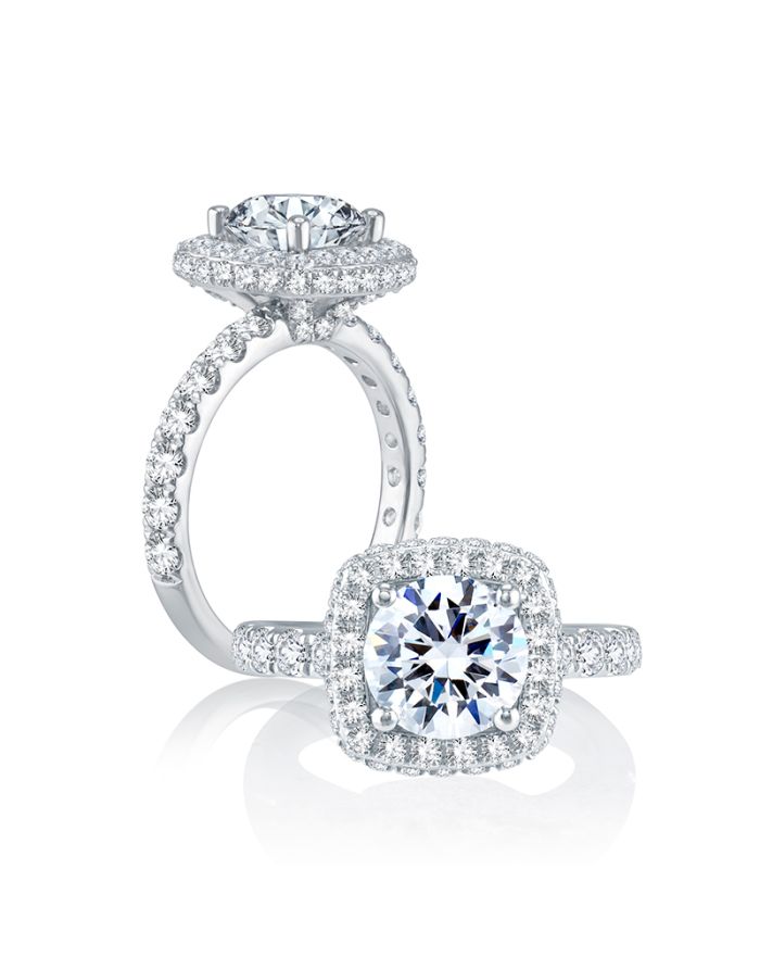 Royale Diamond Semi Mount Engagement Ring