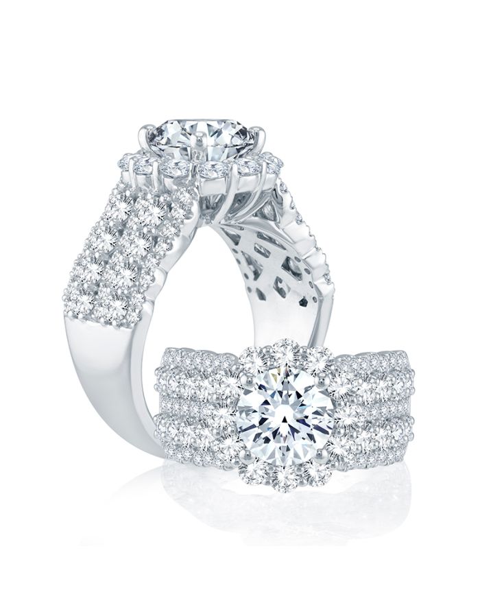 Royale Diamond Semi Mount Engagement Ring