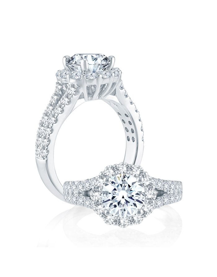 Royale Diamond Semi Mount Engagement Ring
