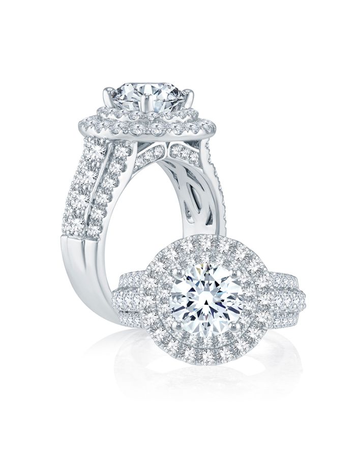 Royale Diamond Semi Mount Engagement Ring