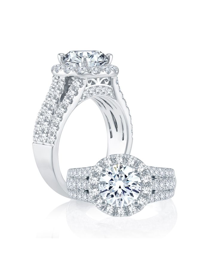 Royale Diamond Semi Mount Engagement Ring