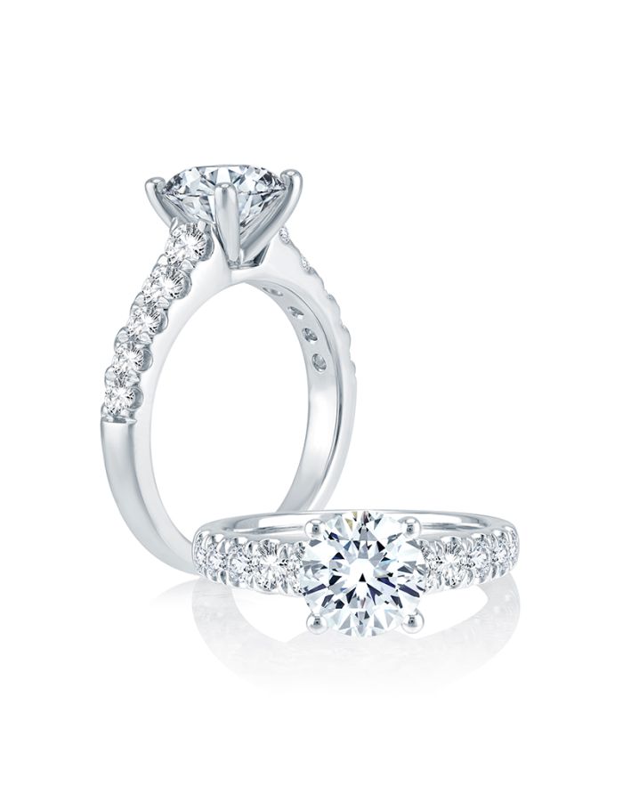 Royale Diamond Semi Mount Engagement Ring
