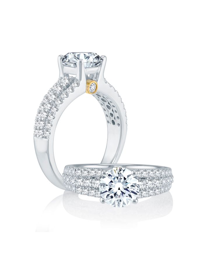 Royale Diamond Semi Mount Engagement Ring